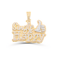 10K Gold Diamond Pendant 2.00CT
