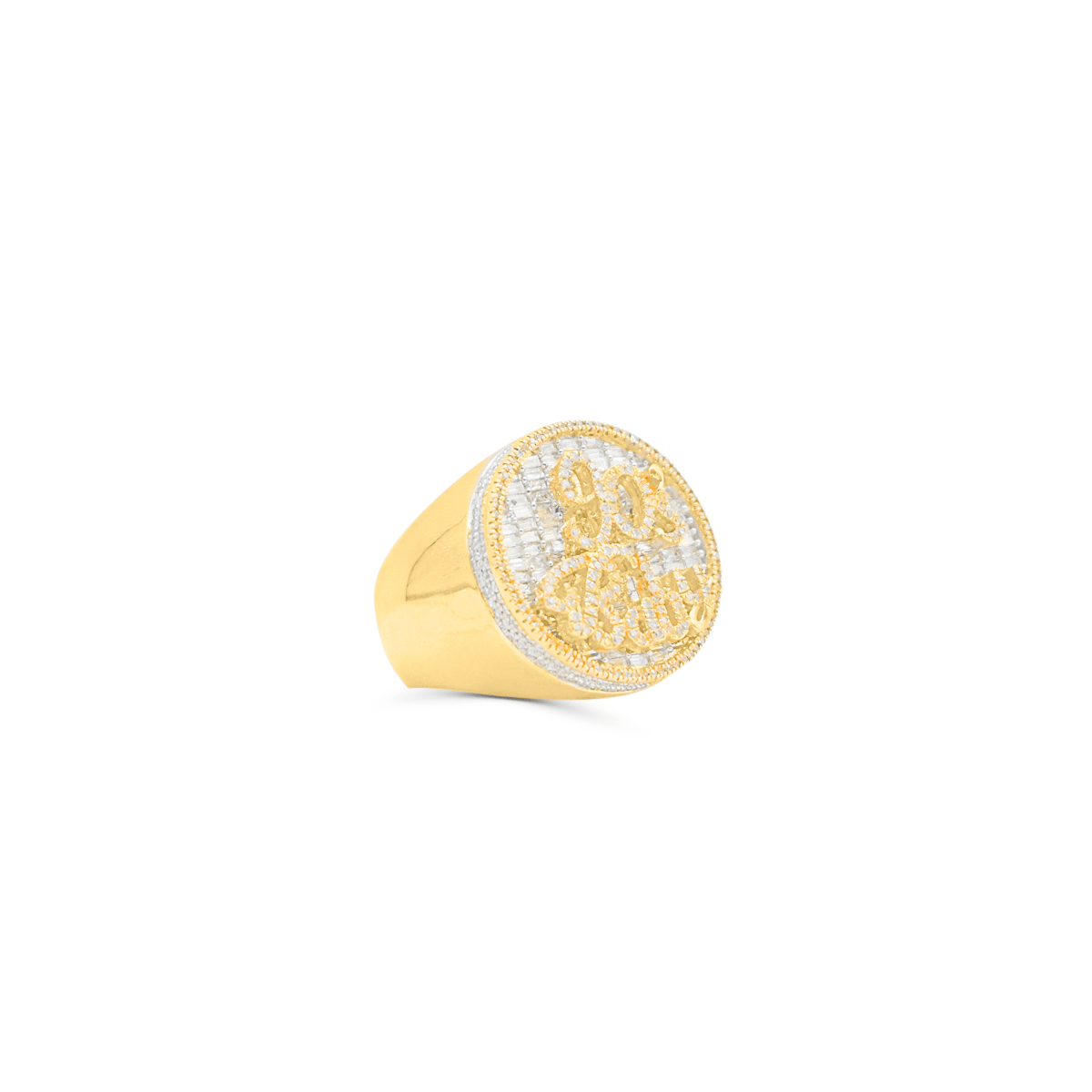 10K Gold Diamond Men's Ring 2.03CT