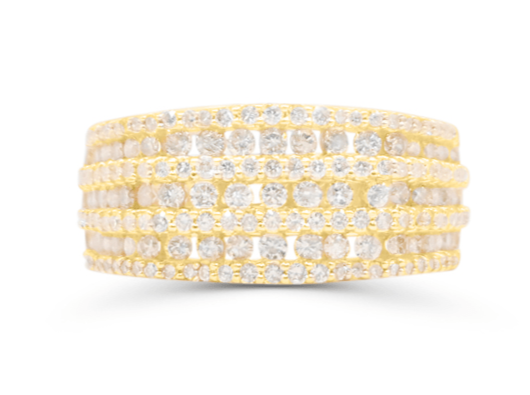 10K Gold Diamond Men's Ring 2.05CT