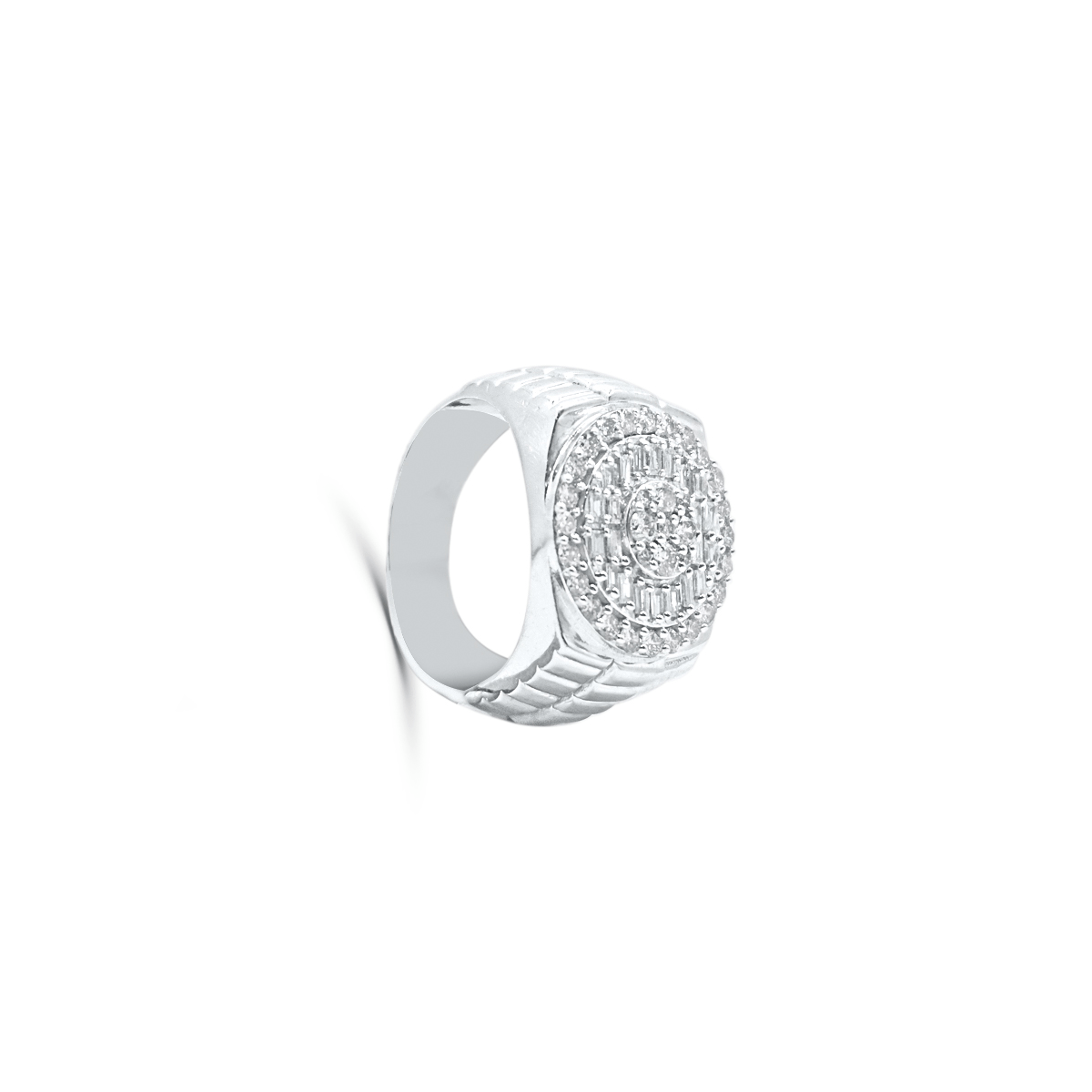 10K Gold Diamond Men's Ring 2.37CT