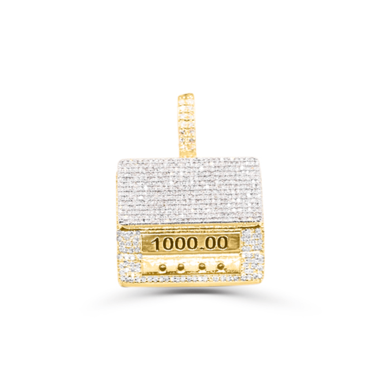 10K Gold Diamond Pendant 2.49CT