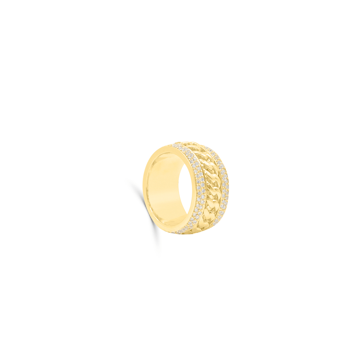 10K Gold Diamond Men's Ring 2.50CT