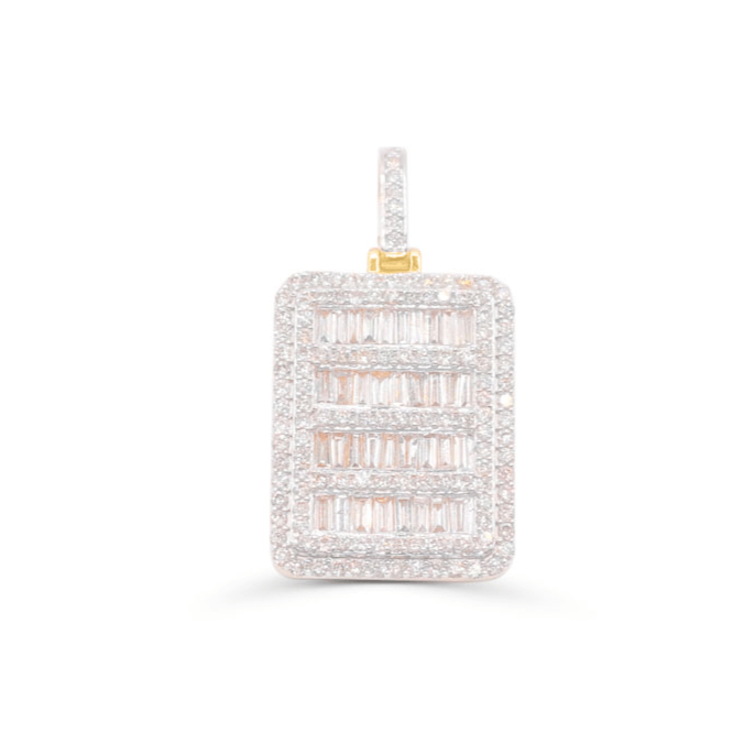 10K Gold Diamond Pendant 2.77CT