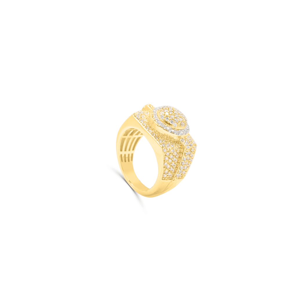 10K Gold Diamond Men's Ring 2.85CT