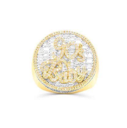10K Gold Diamond Men's Ring 2.03CT
