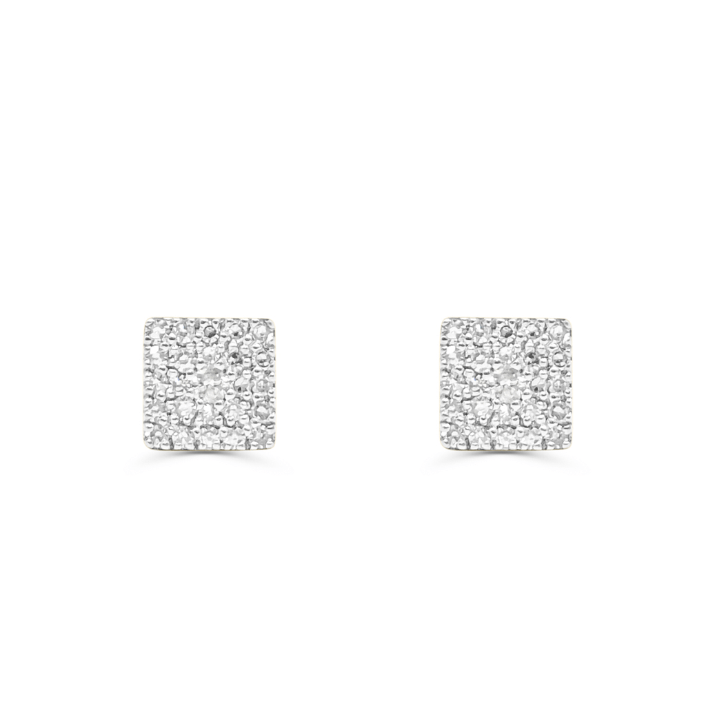10K Yellow Gold Diamond Earring