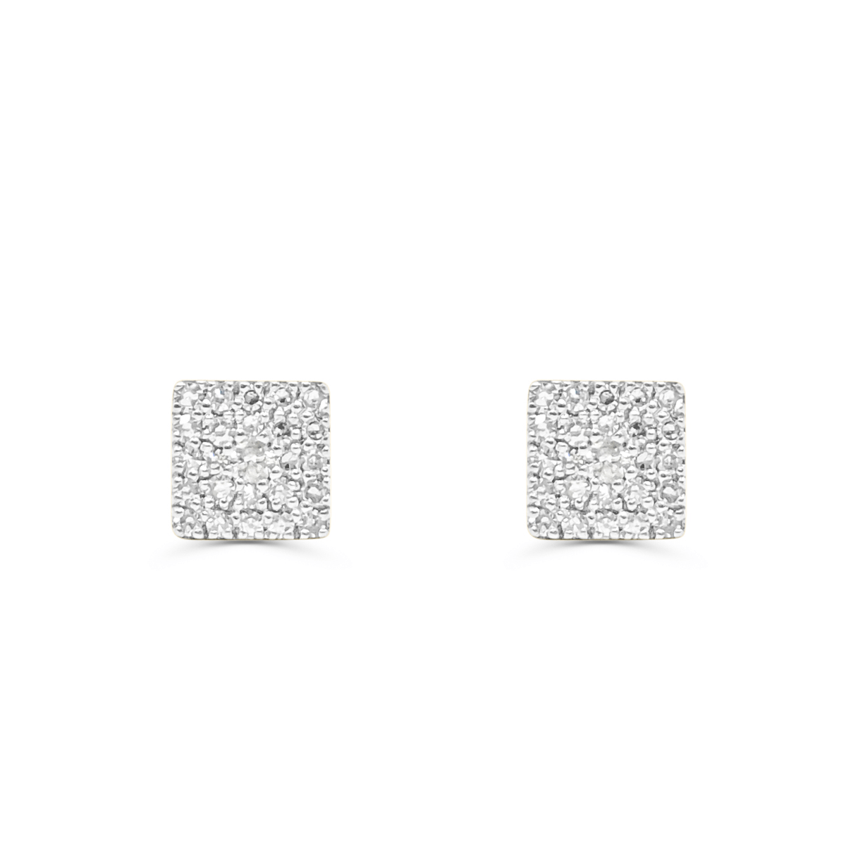 10K Yellow Gold Diamond Earring