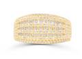 10K Gold Diamond Men's Ring 1.95CT