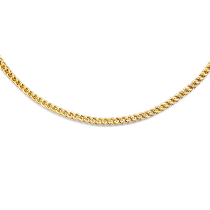 3mm 10K Hollow Franco Chain