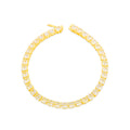 8mm 10K Tennis Gold Diamond Bracelet
