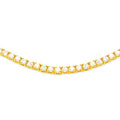 5mm 10K Gold Diamond Tennis Chain