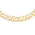7mm 10K Gold Diamond Cuban Link Chain