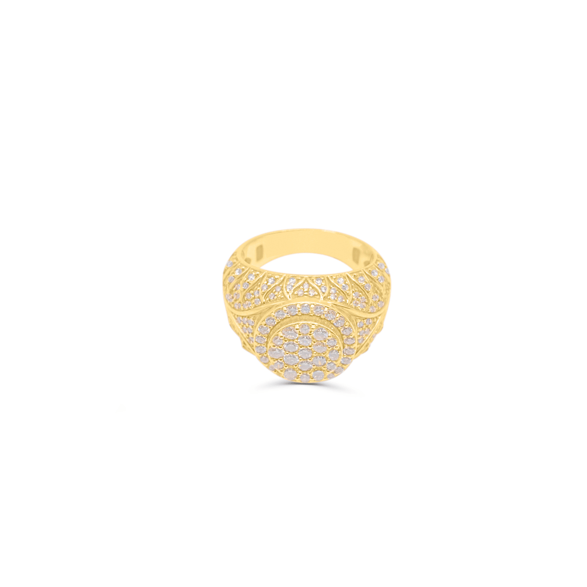 10K Gold Diamond Men's Ring 3.00CT