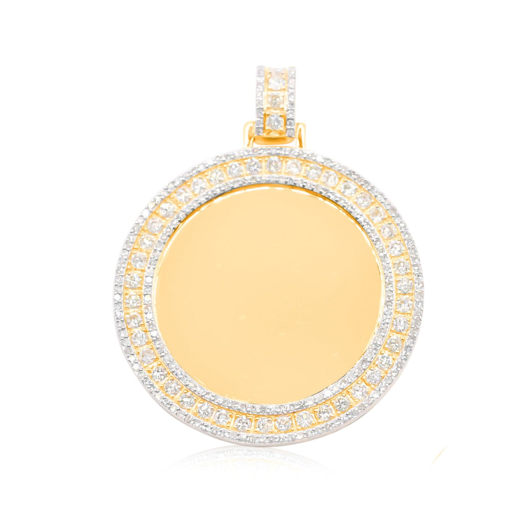10K Gold Diamond Custom Memory Pendant 3.00CT