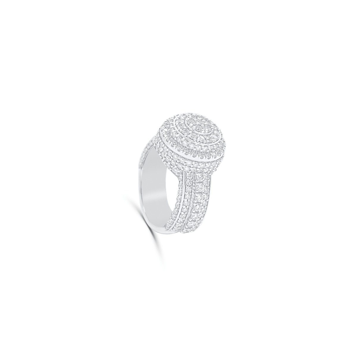 10K Gold Diamond Men's Ring 3.00CT
