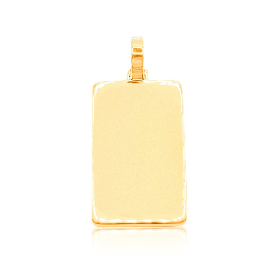 10K Gold Diamond Custom Memory Pendant 3.05CT