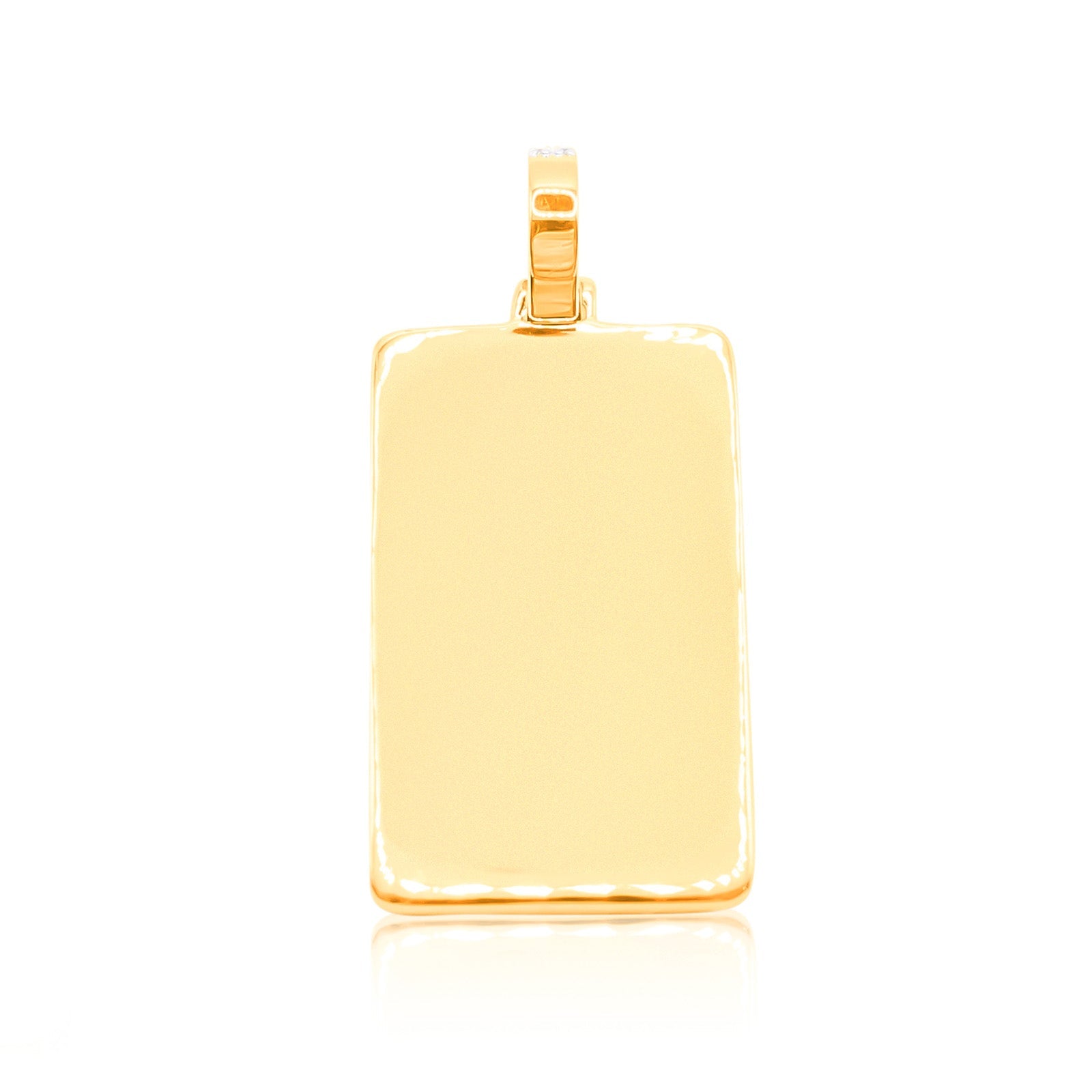 10K Gold Diamond Custom Memory Pendant 3.05CT