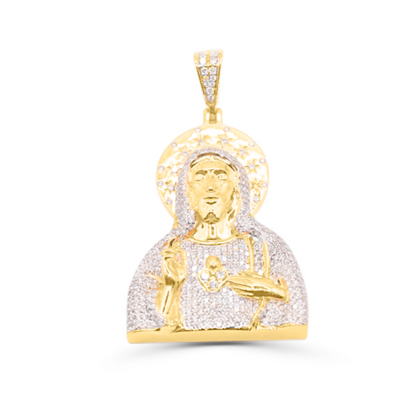 10K Gold Diamond Pendant 3.15CT