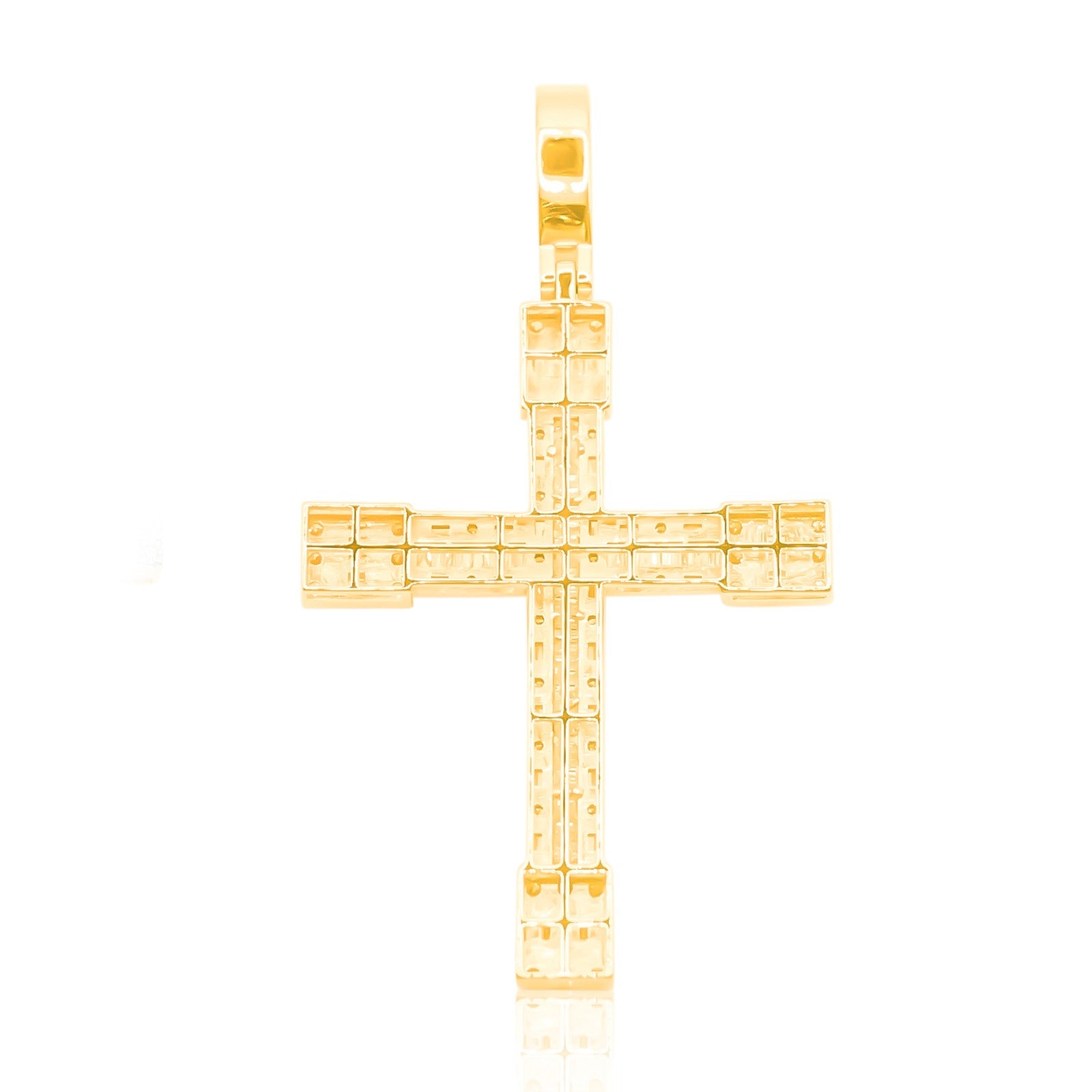 10K Gold Diamond Pendant 3.50CT