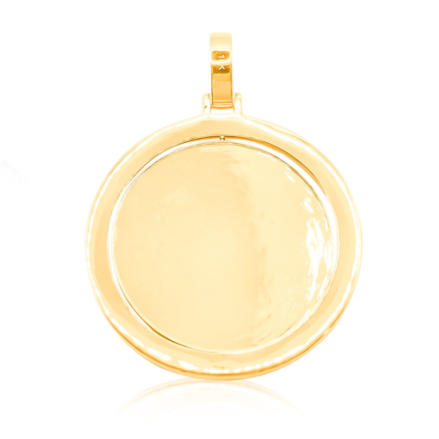 10K Gold Diamond Custom Memory Pendant 3.50CT