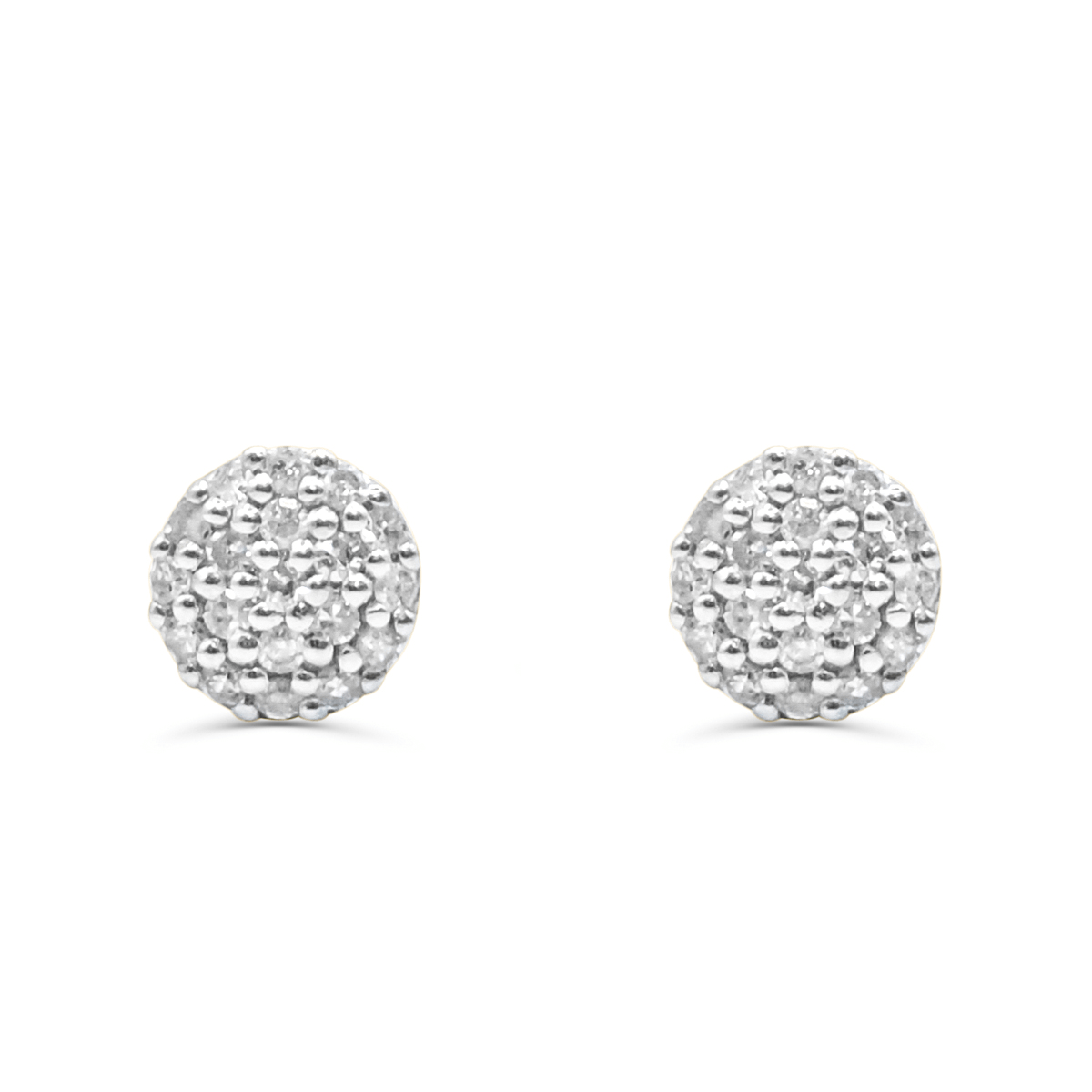 10K Yellow Gold Diamond Earring