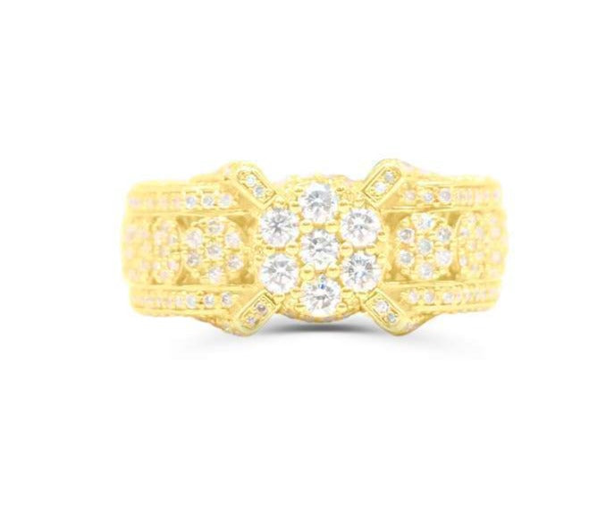 10K Gold Diamond Men's Ring 3.25CT