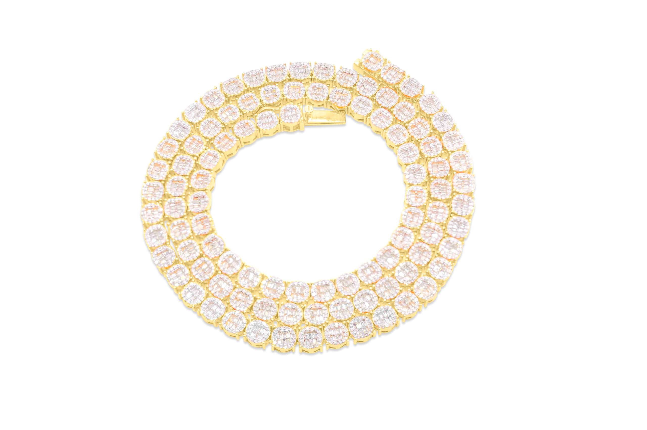 10K Yellow Gold Diamond Tennis