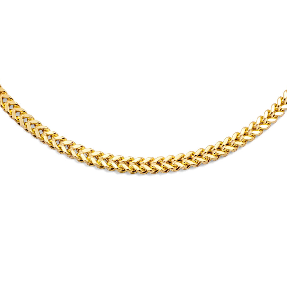 3.5mm 10K Hollow Franco Chain