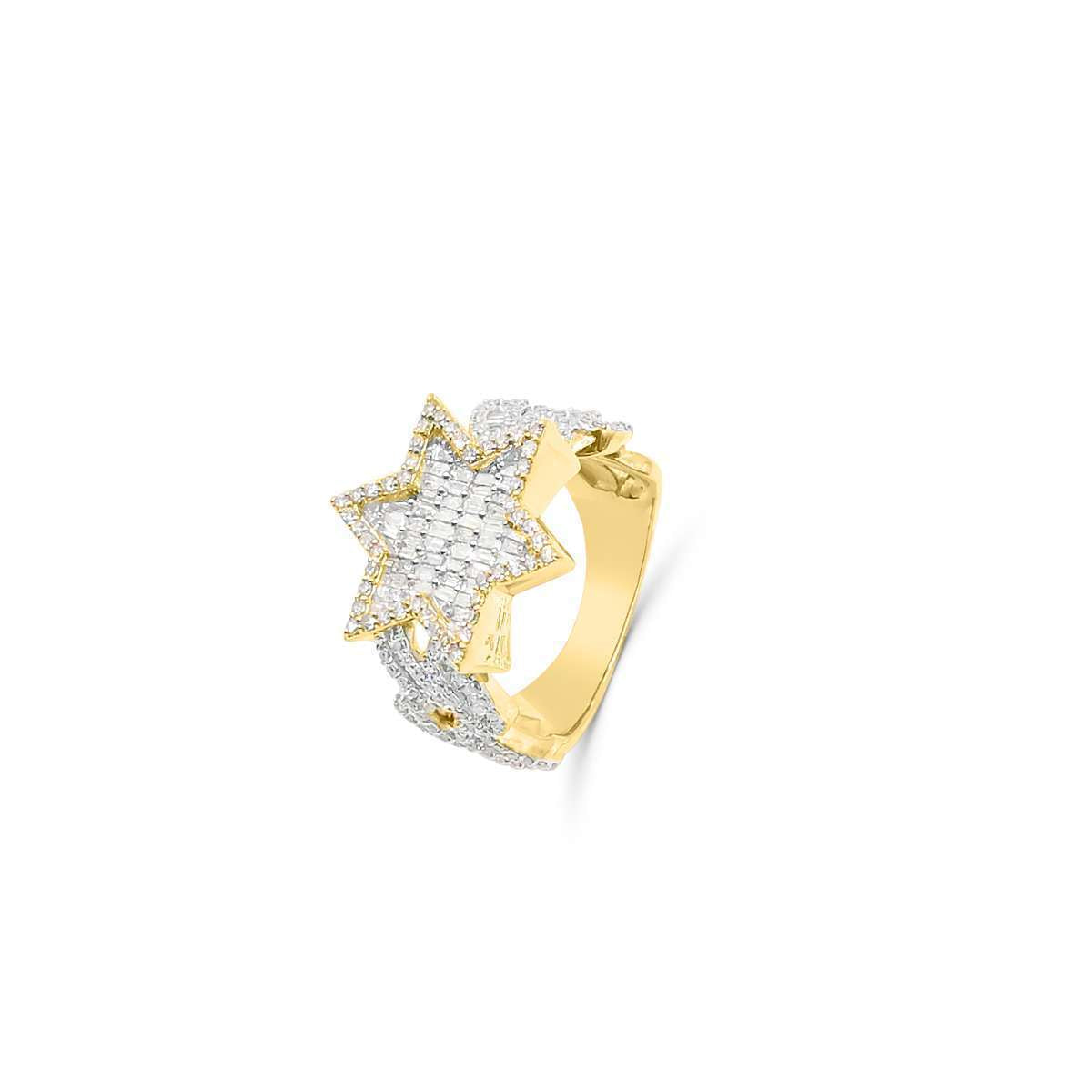 10K Gold Diamond Men's Ring 1.60CT