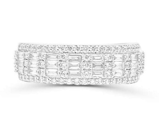 10K Gold Diamond Men's Ring 1.11CT