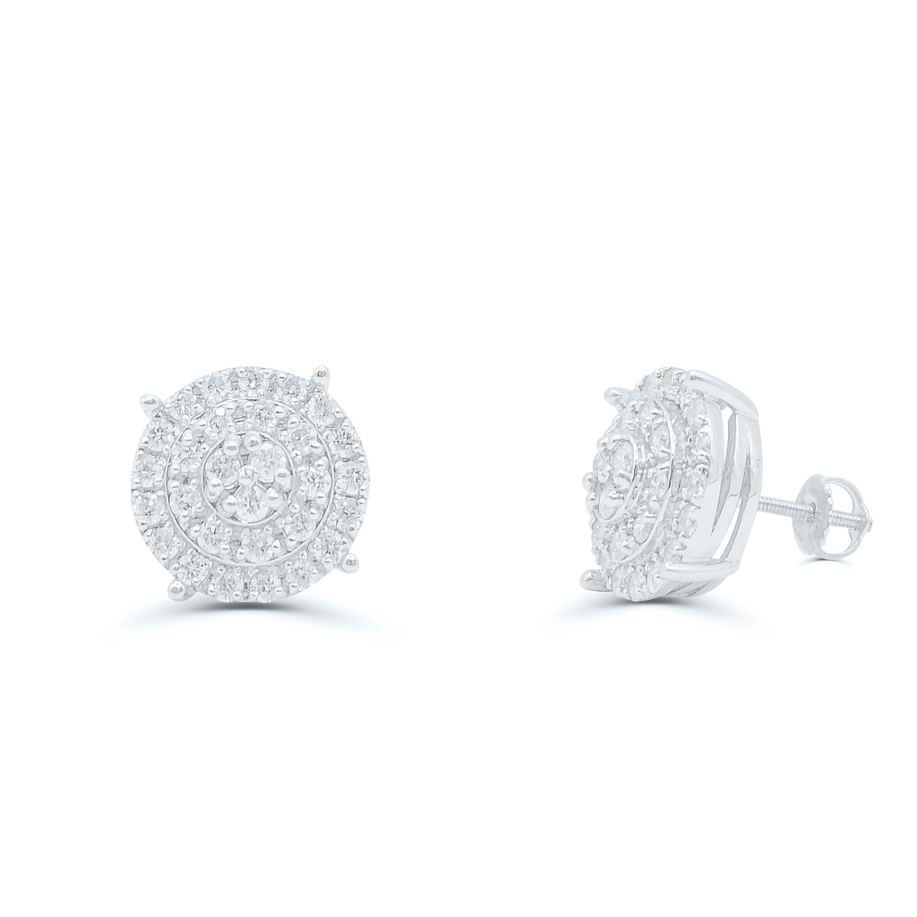 10K Yellow Gold Diamond Earring