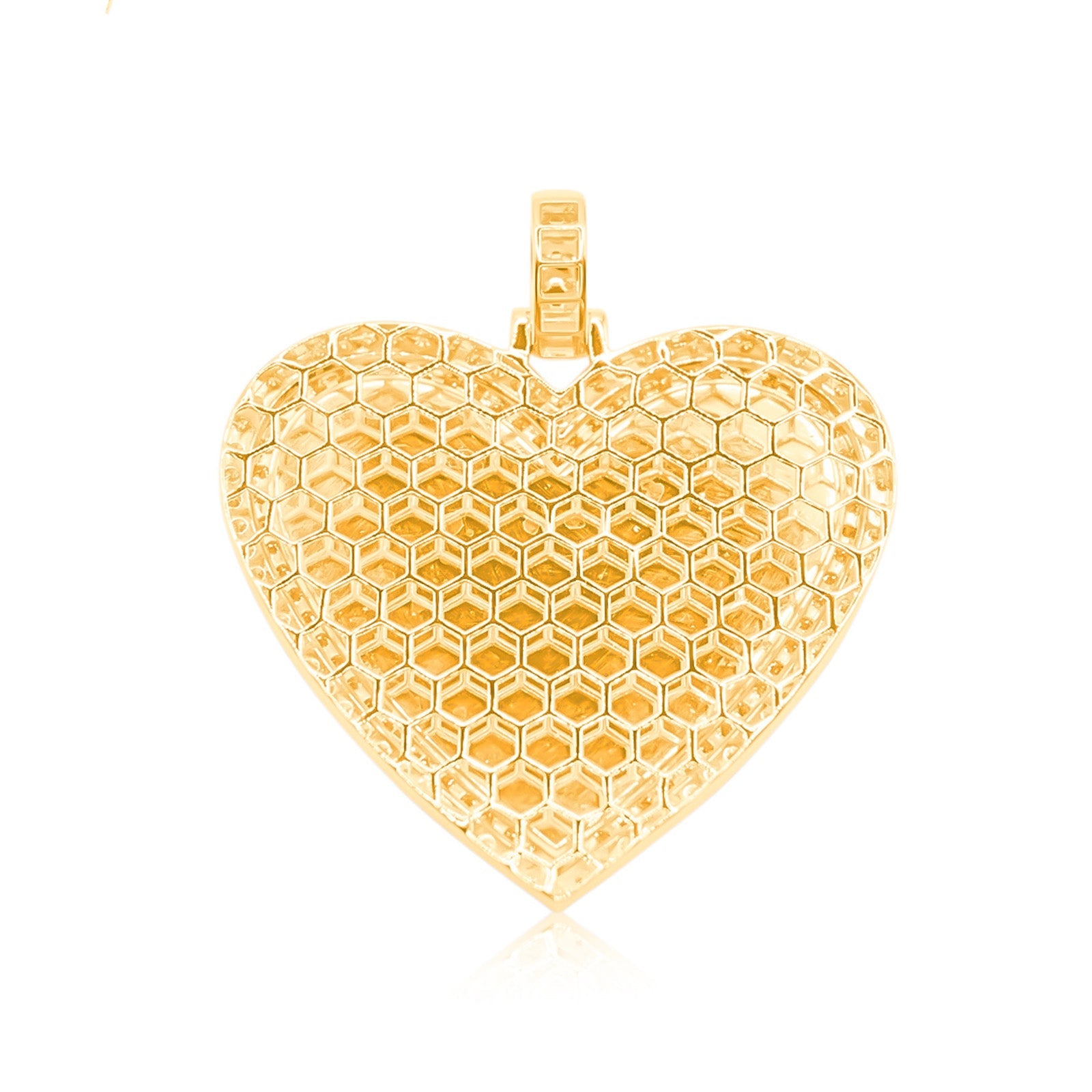 10K Gold Diamond Custom Memory Pendant 4.50CT