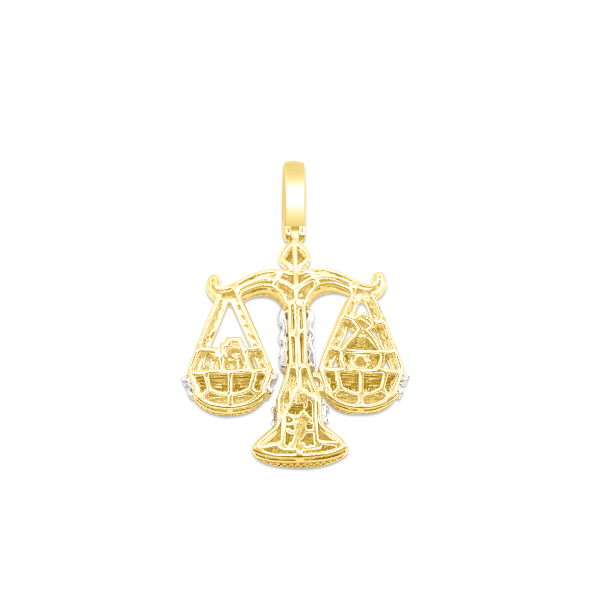 10K Gold Diamond Pendant 2.15CT