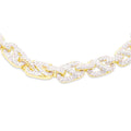 6mm 10K Iced Out Gold Diamond Chain 11.50CT