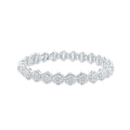 6mm 925 Sterling Silver Diamond Tennis Bracelet