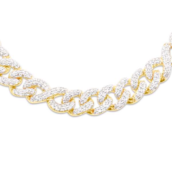 8mm 10K Men’s Iced Out Chain