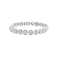 6mm 925 Sterling Silver Diamond Tennis Bracelet