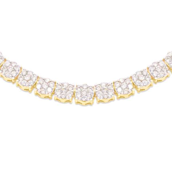 10K Yellow Gold Diamond Tennis