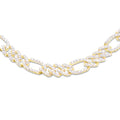 6mm 10K Iced Out Gold Diamond Chain