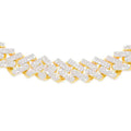 14mm 10K Gold Diamond Cuban Link Chain