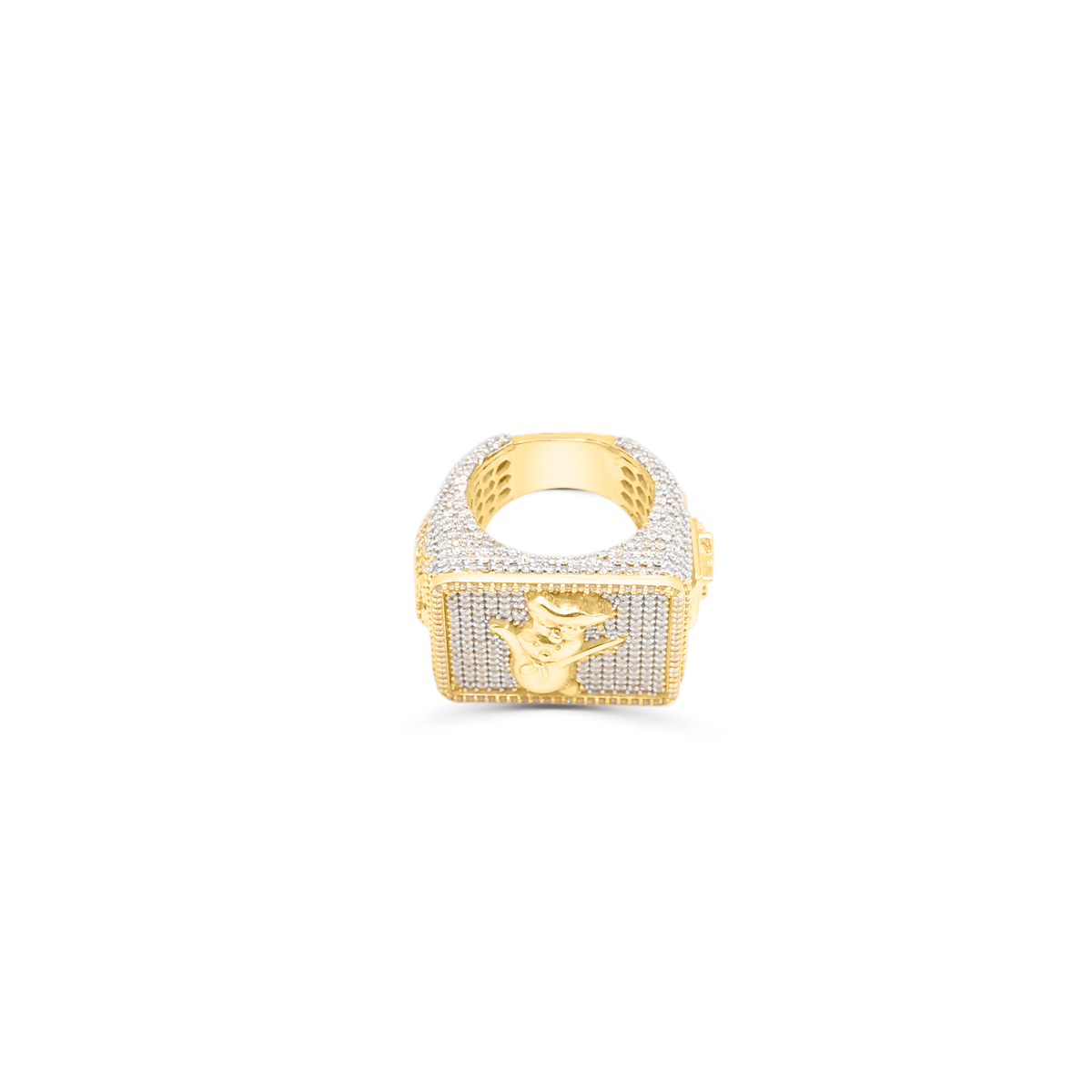 10K Gold Diamond Men's Ring 8.30CT