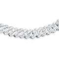 7mm 10K Gold Diamond Cuban Link Chain