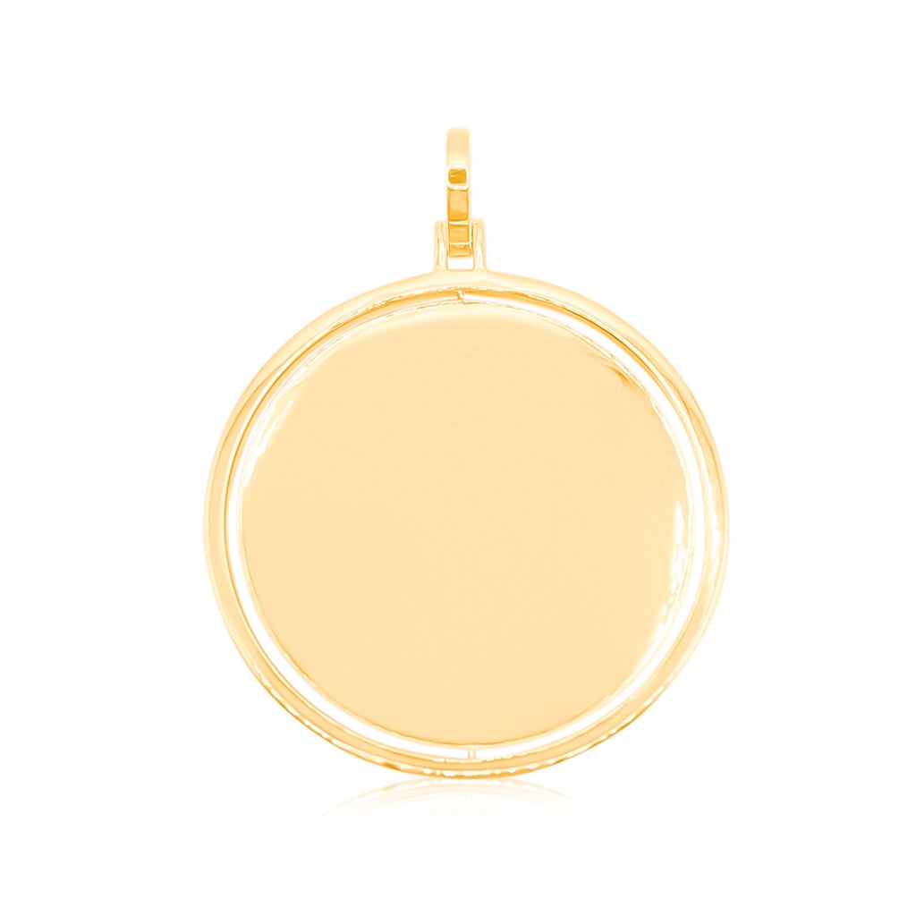 10K Gold Diamond Custom Memory Pendant 8.00CT