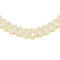 12mm 10K Gold Diamond Cuban Link Chain