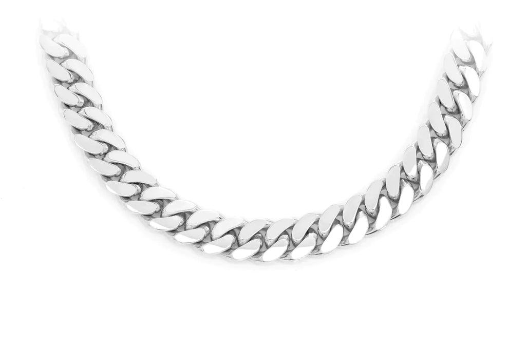 9mm 10K Solid Gold Miami Cuban Chain