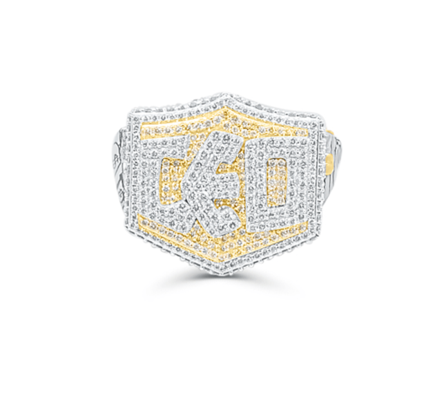 10K Gold Diamond CEO Men's Ring 9.50CT