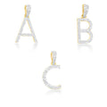 10K Yellow Gold Letter Initials Pendant