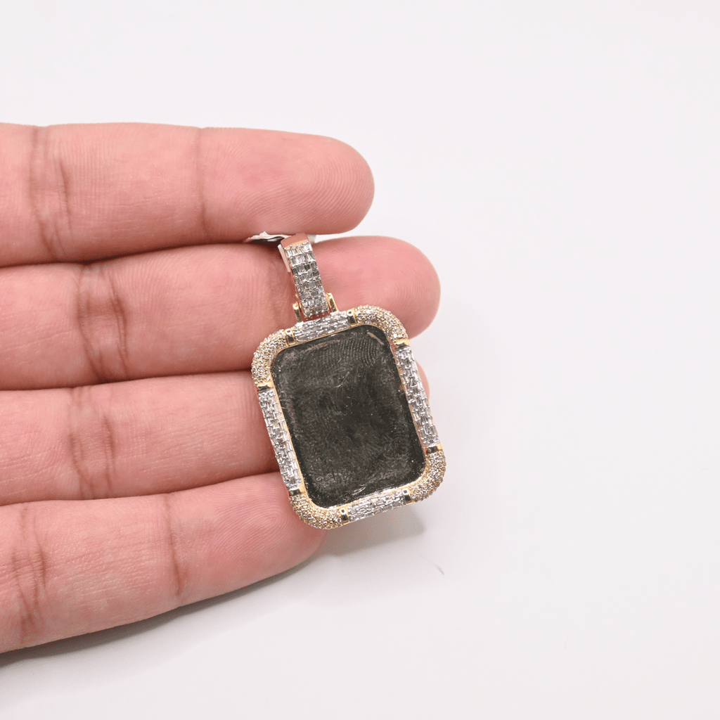 14K Gold Diamond Custom Memory Pendant 1.70CT