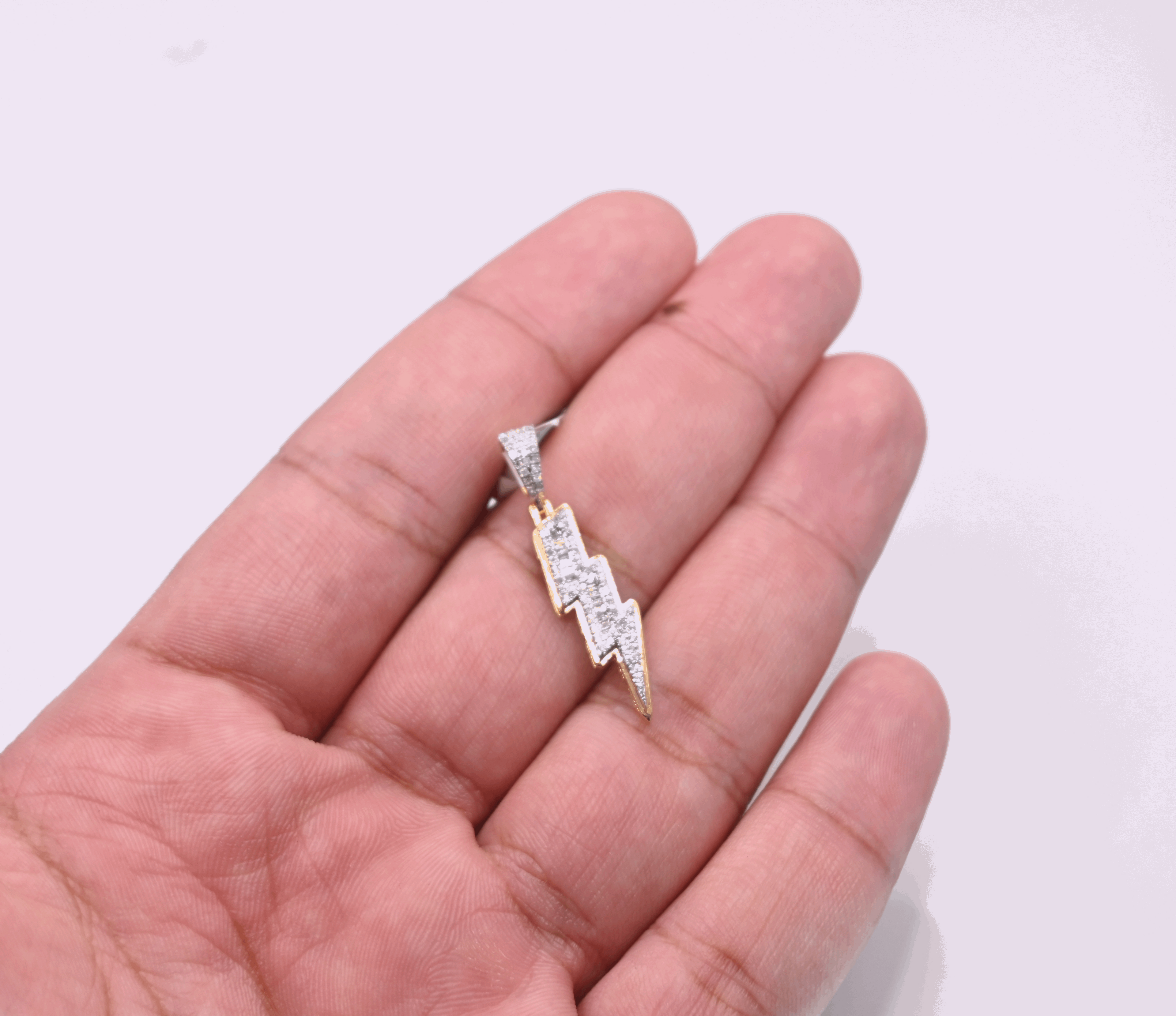10K Gold Diamond Pendant 0.40CT