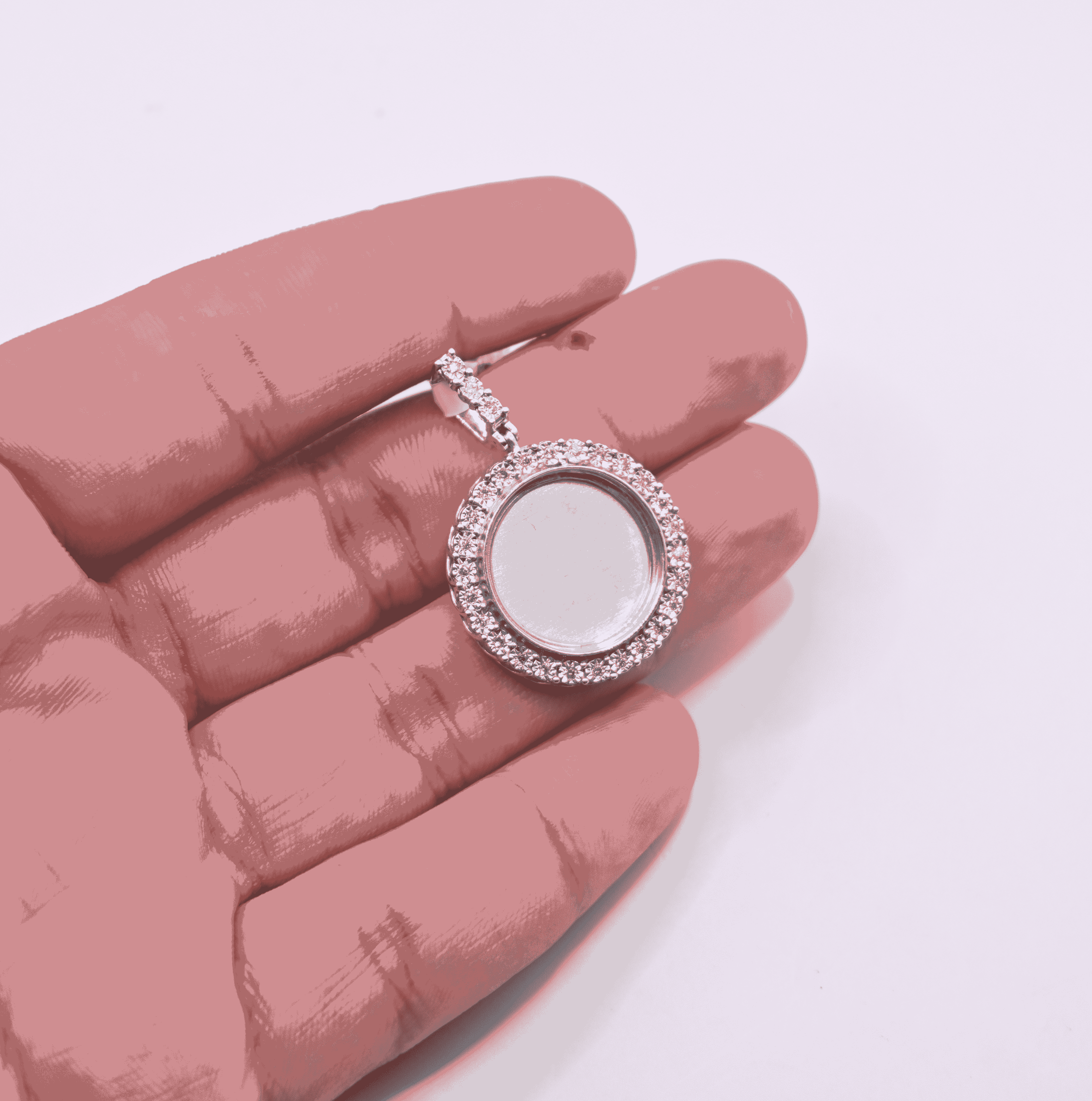 10K Gold Diamond Memory Pendant 1.00CT